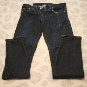 J.Crew Men's Slim Fit Jeans, Size 28x32, Dark Blue Denim
